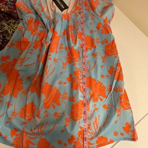 Two 2 NORACORA blouses small shirt sleeve - Picture 7 of 9